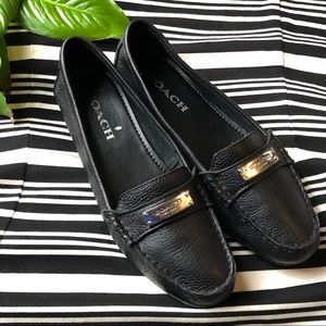 Coach Black Fredrica Loafer Size 7.5 B